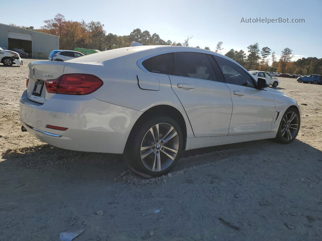 2017 Bmw 430xi Gran Coupe White vin: WBA4F9C54HG439987