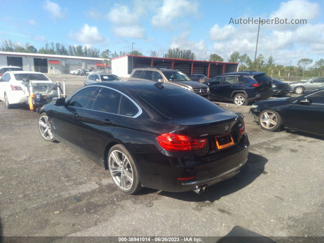 2017 Bmw 4 Series 430i Xdrive Black vin: WBA4F9C54HG792634