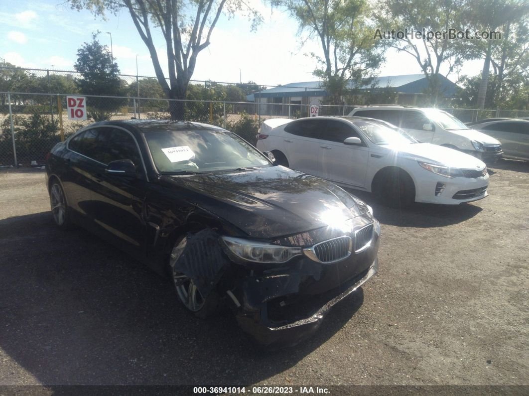 2017 Bmw 4 Series 430i Xdrive Black vin: WBA4F9C54HG792634