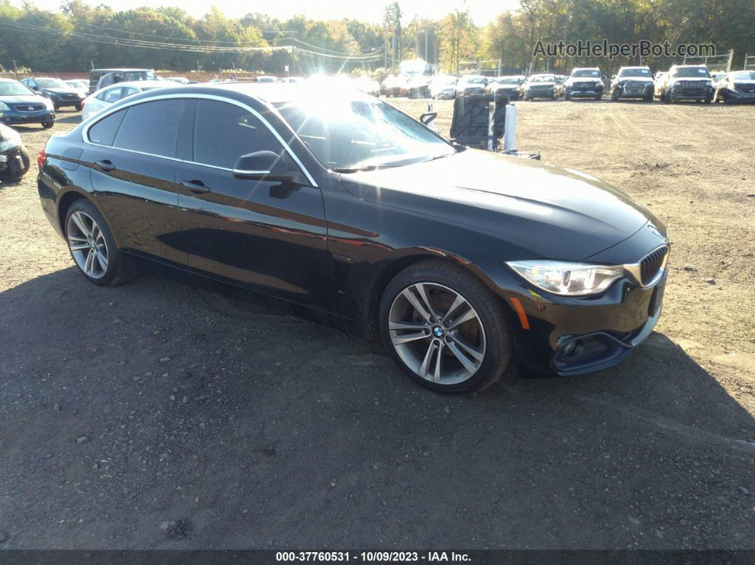 2017 Bmw 430i Gran Coupe Xdrive Black vin: WBA4F9C55HG440548