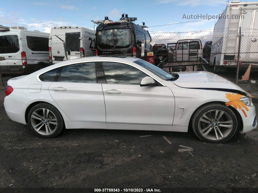 2017 Bmw 4 Series 430i Xdrive White vin: WBA4F9C57HG440549