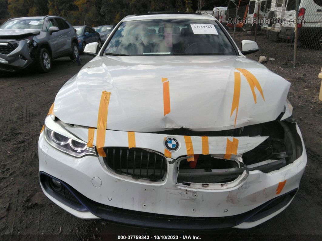 2017 Bmw 4 Series 430i Xdrive White vin: WBA4F9C57HG440549