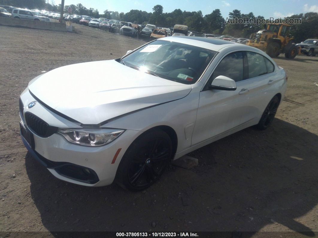 2017 Bmw 4 Series 430i Xdrive White vin: WBA4F9C58HG440558