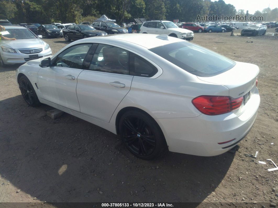 2017 Bmw 4 Series 430i Xdrive White vin: WBA4F9C58HG440558