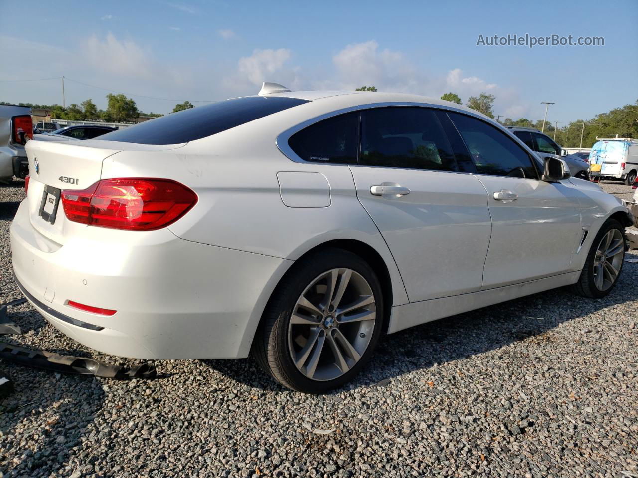 2017 Bmw 430xi Gran Coupe White vin: WBA4F9C59HG792516