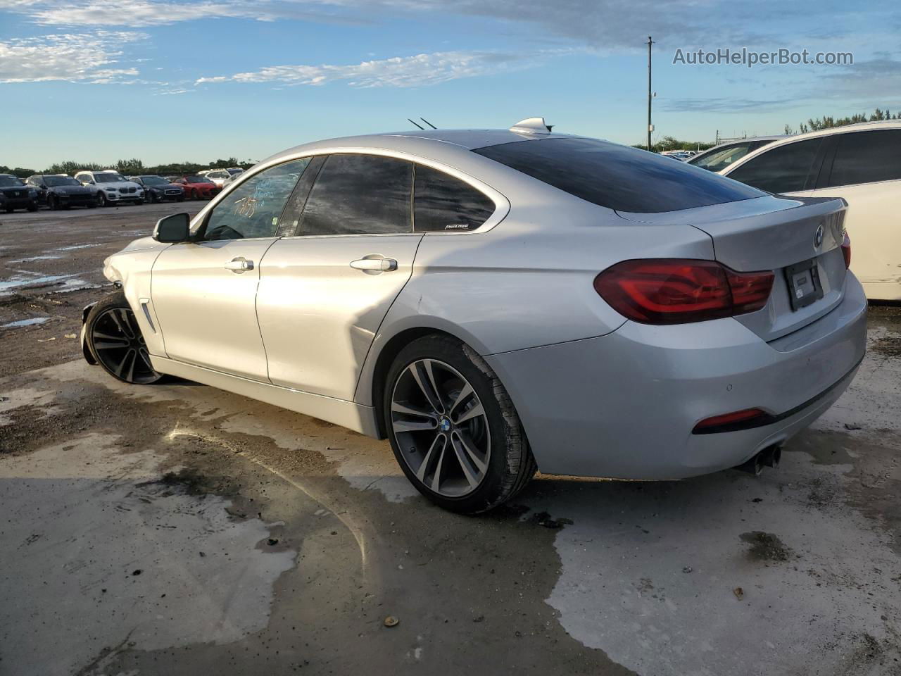 2020 Bmw 430i Gran Coupe Серебряный vin: WBA4J1C00LCE18495