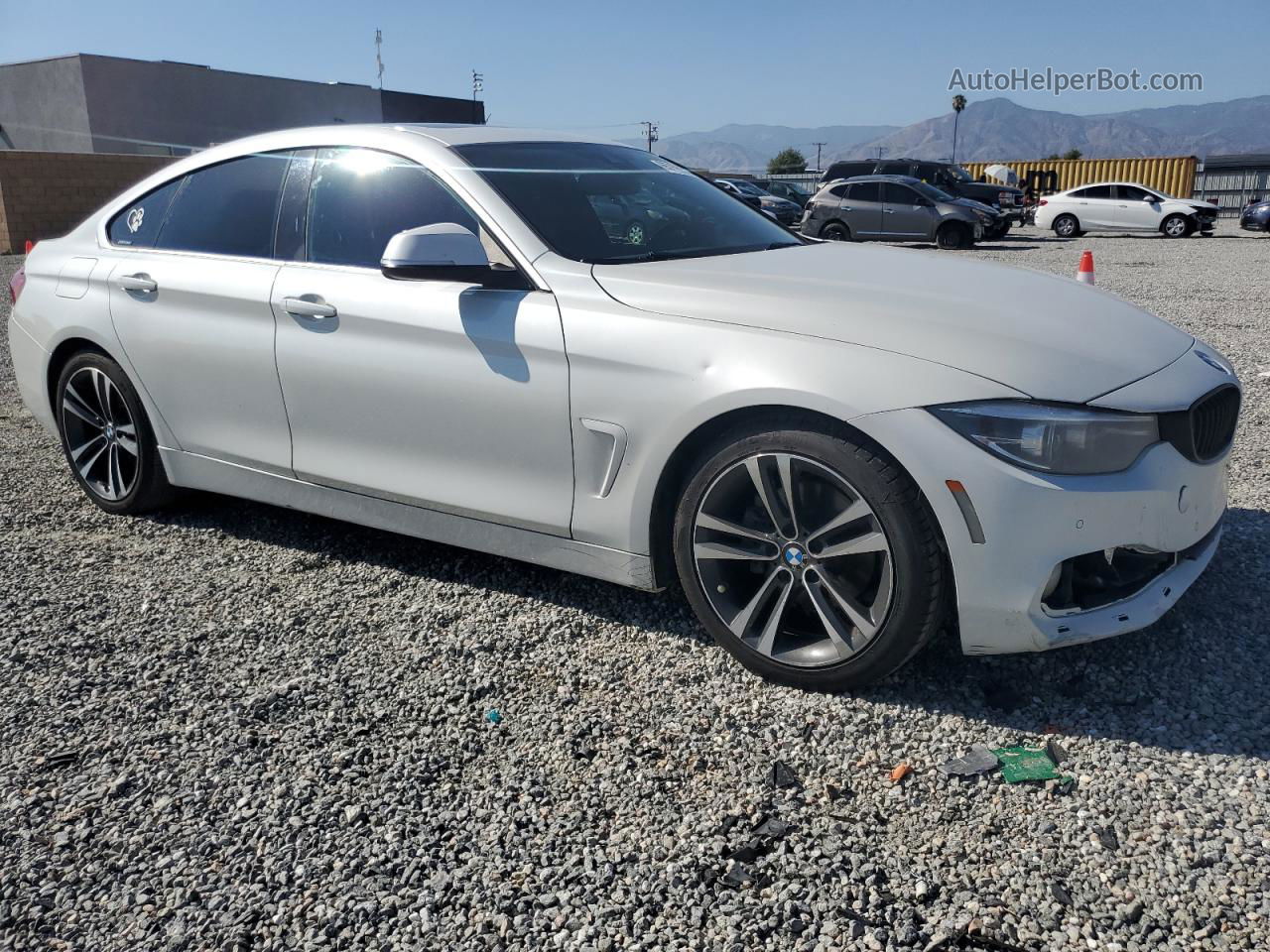 2020 Bmw 430i Gran Coupe White vin: WBA4J1C01LBU68454