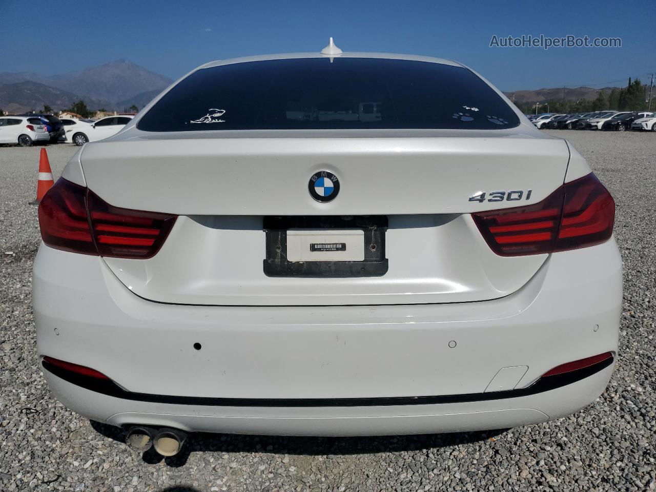 2020 Bmw 430i Gran Coupe White vin: WBA4J1C01LBU68454