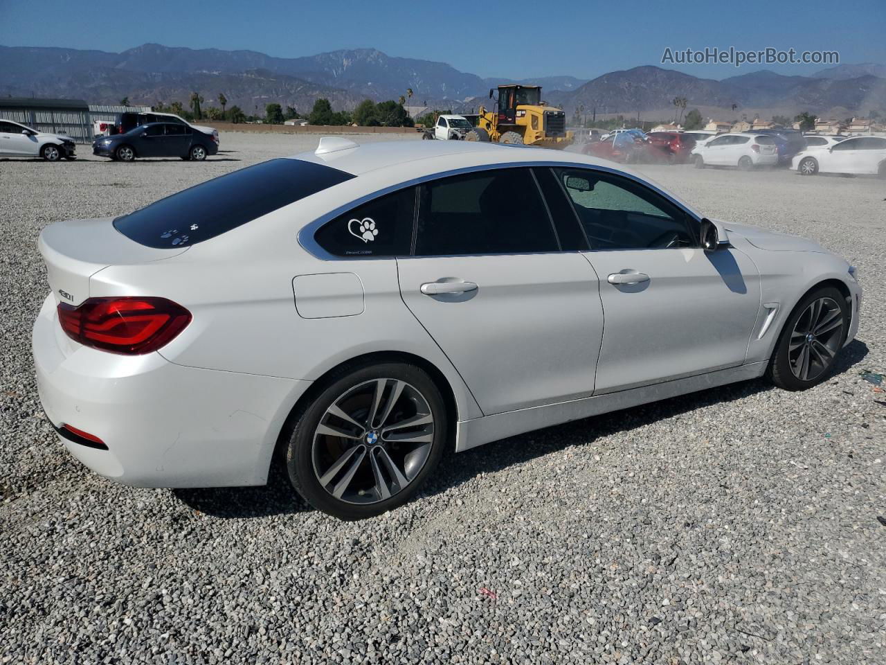 2020 Bmw 430i Gran Coupe White vin: WBA4J1C01LBU68454