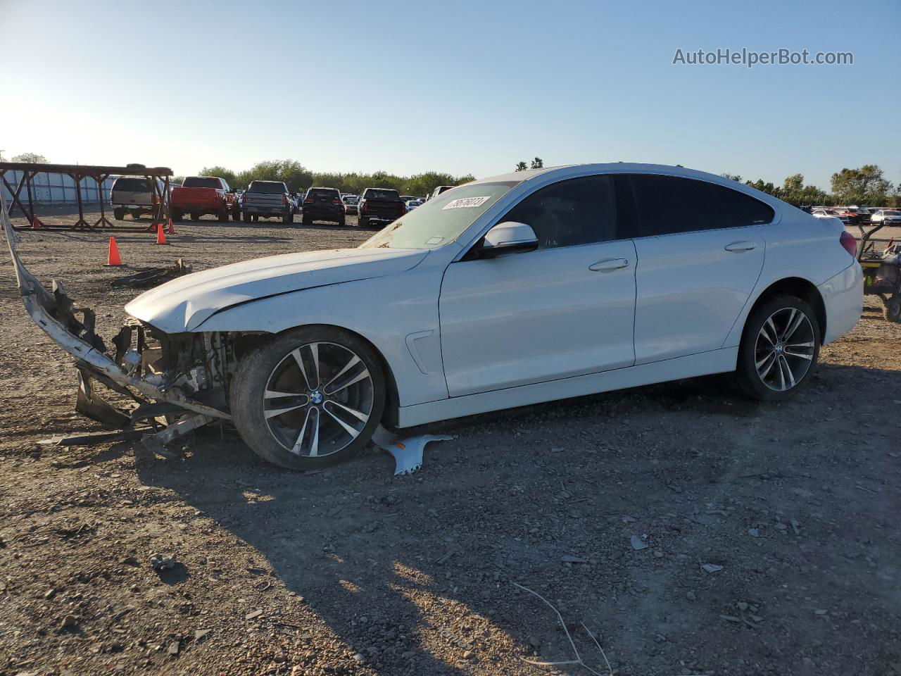 2020 Bmw 430i Gran Coupe White vin: WBA4J1C01LCD69453