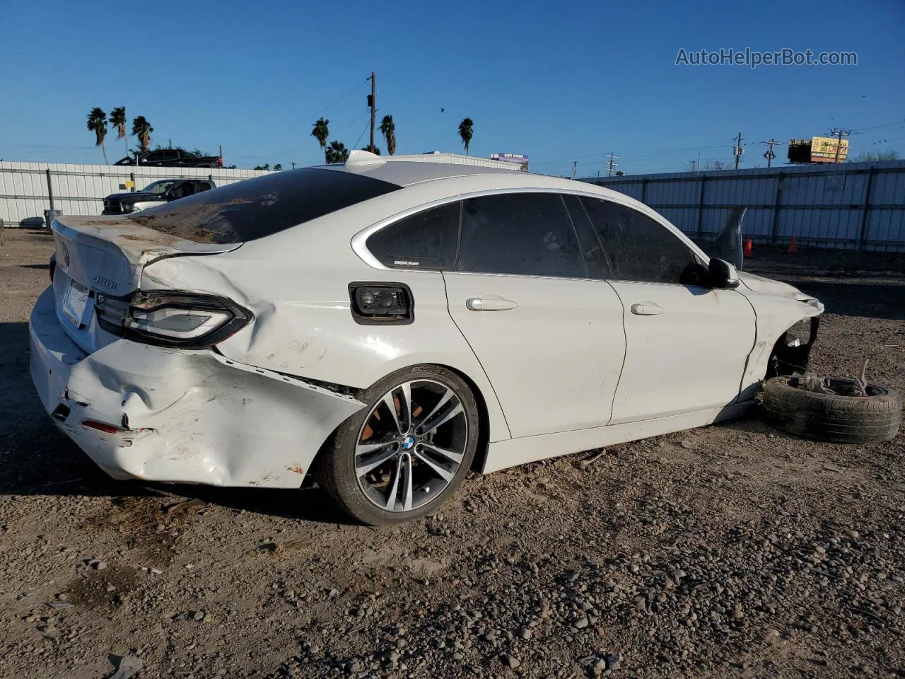 2020 Bmw 430i Gran Coupe White vin: WBA4J1C01LCD69453