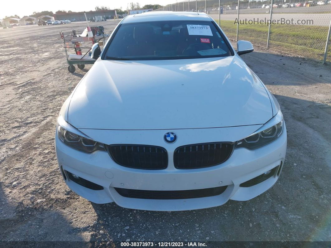 2020 Bmw 430i Gran Coupe   White vin: WBA4J1C02LBU67667