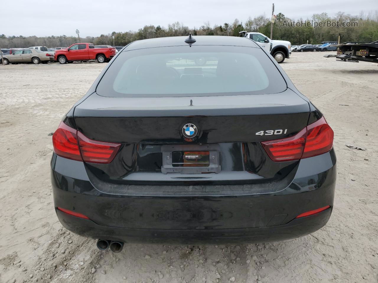 2020 Bmw 430i Gran Coupe Black vin: WBA4J1C02LCE28400