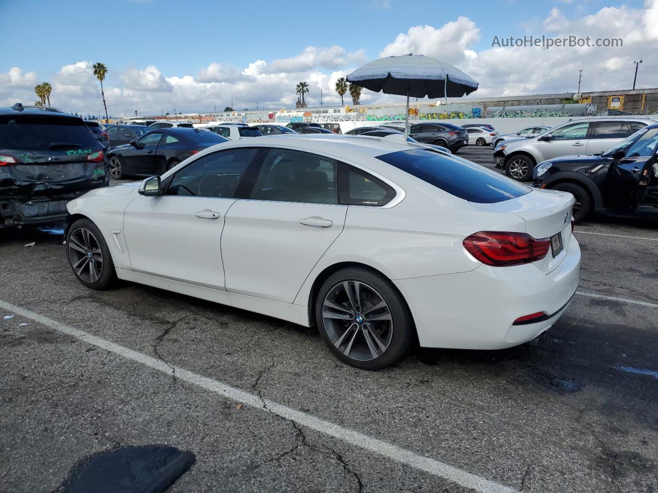 2020 Bmw 430i Gran Coupe Белый vin: WBA4J1C04LBU67721