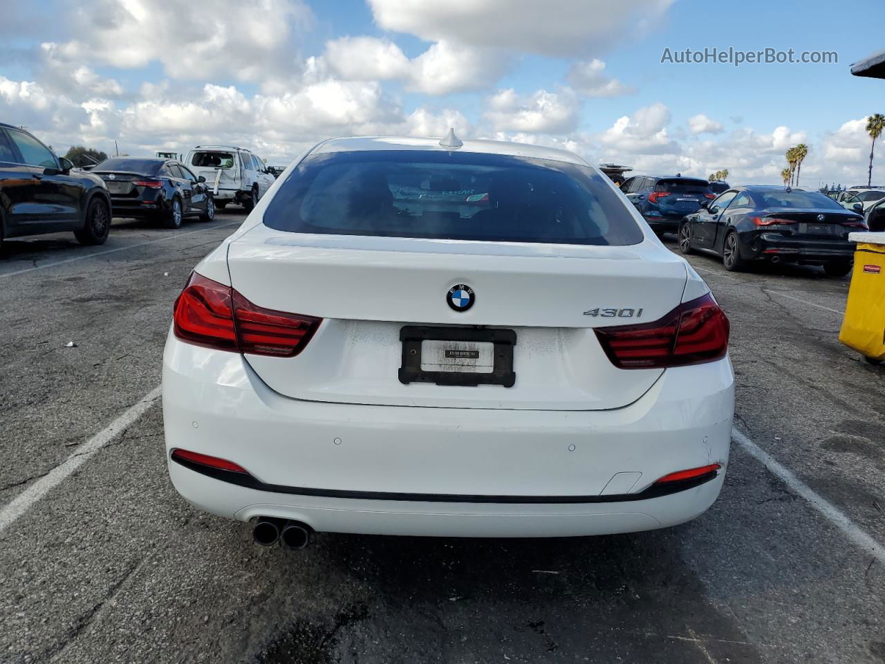 2020 Bmw 430i Gran Coupe Белый vin: WBA4J1C04LBU67721