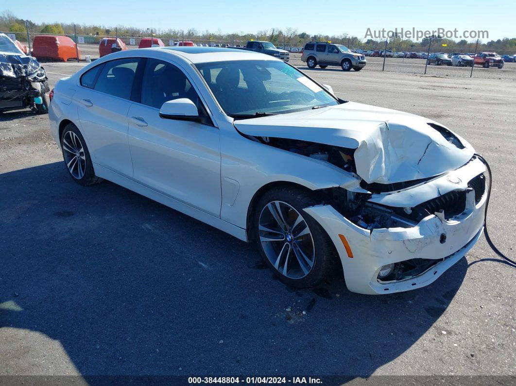 2020 Bmw 430i Gran Coupe   White vin: WBA4J1C04LBU68027