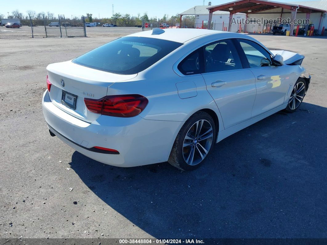 2020 Bmw 430i Gran Coupe   White vin: WBA4J1C04LBU68027