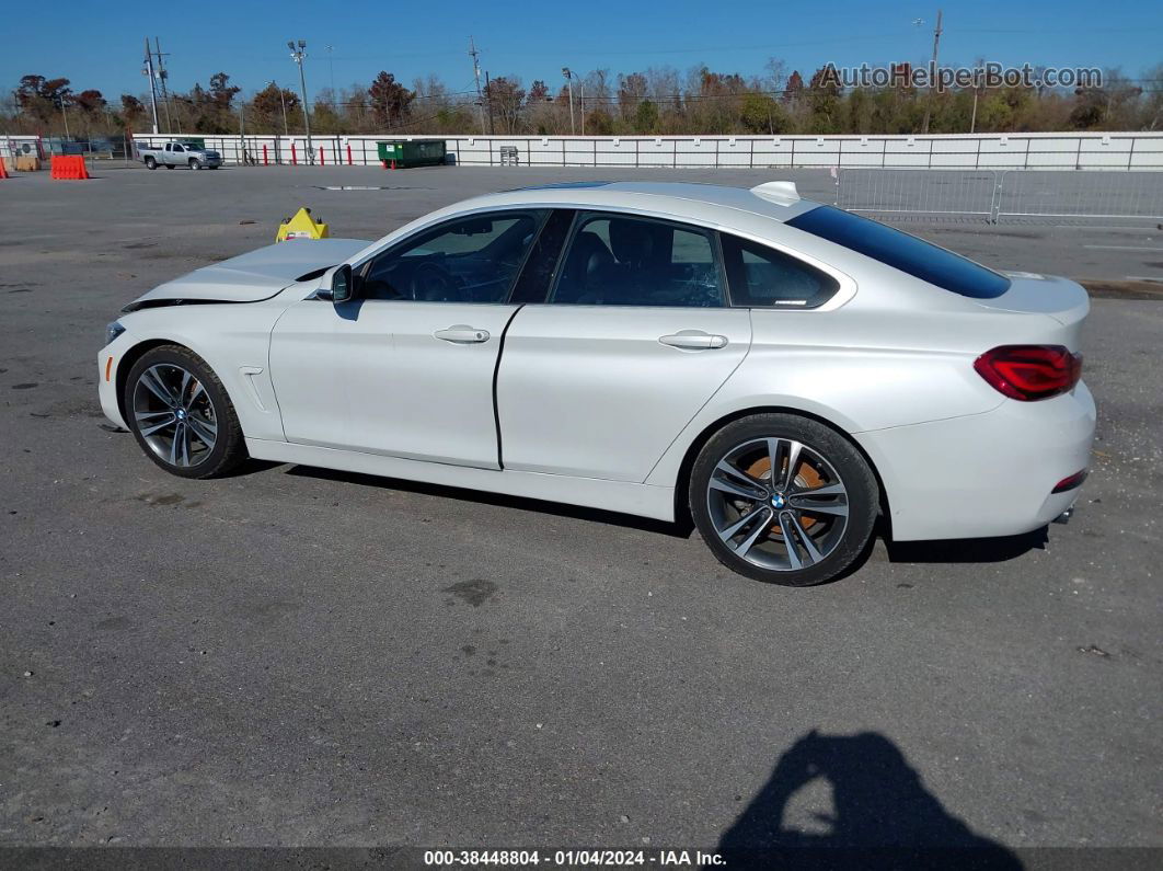 2020 Bmw 430i Gran Coupe   White vin: WBA4J1C04LBU68027