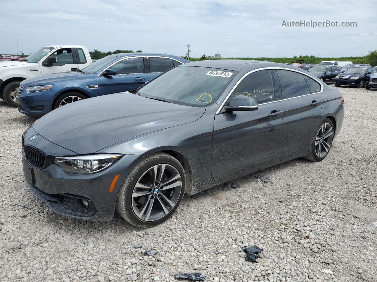 2020 Bmw 430i Gran Coupe Gray vin: WBA4J1C05LCD66829