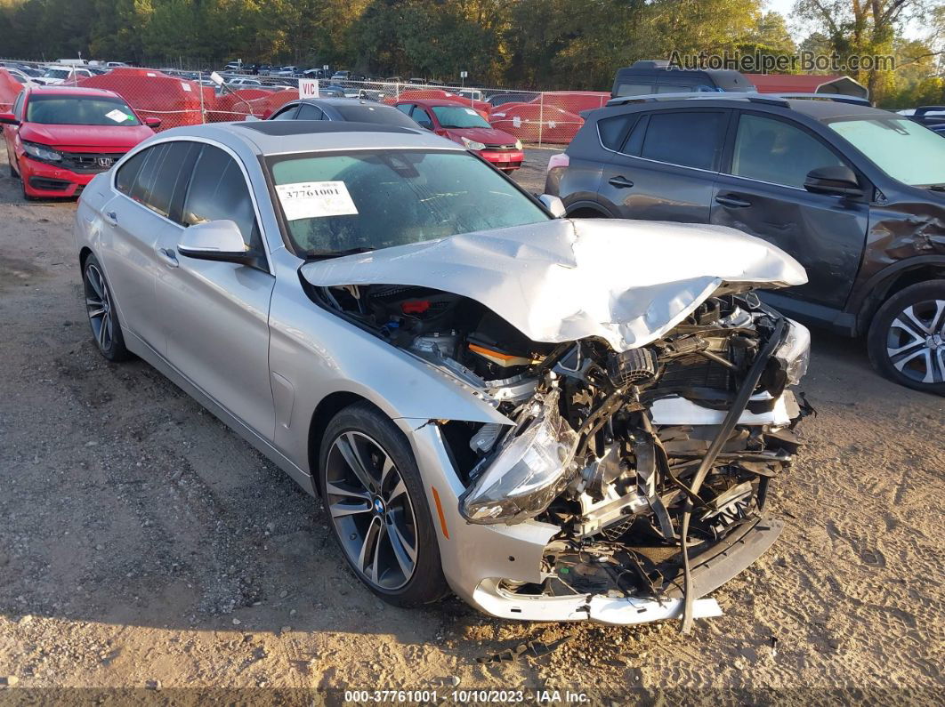 2020 Bmw 4 Series 430i Silver vin: WBA4J1C06LBU68241