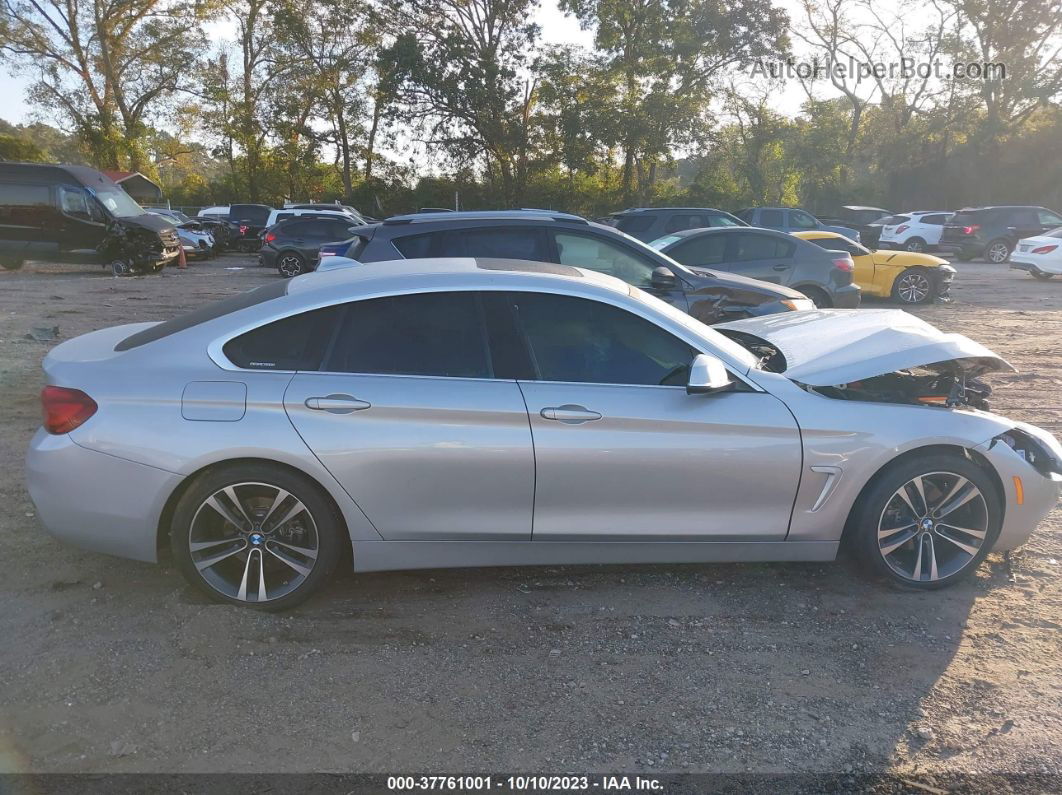 2020 Bmw 4 Series 430i Silver vin: WBA4J1C06LBU68241