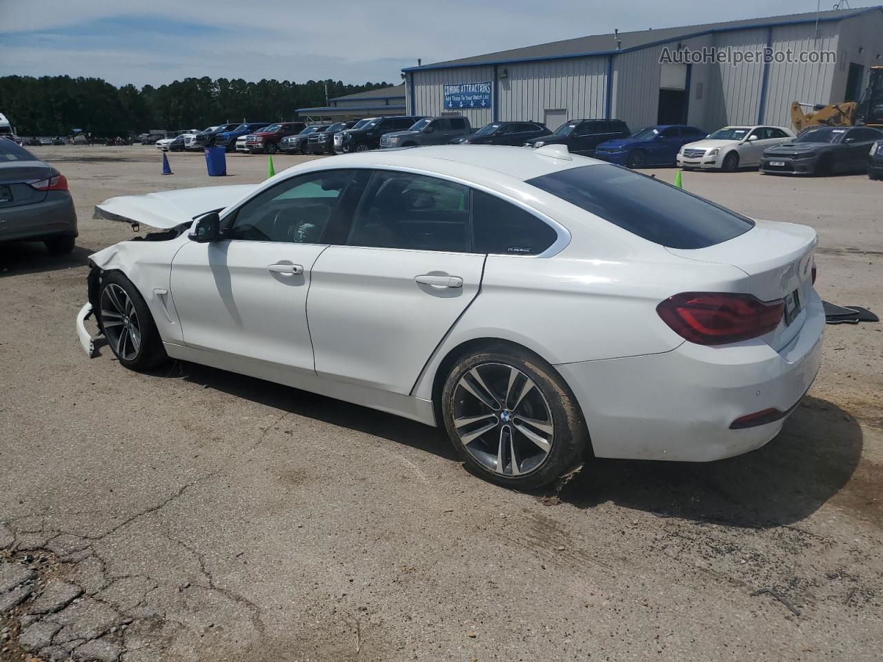 2020 Bmw 430i Gran Coupe White vin: WBA4J1C07LCE34421