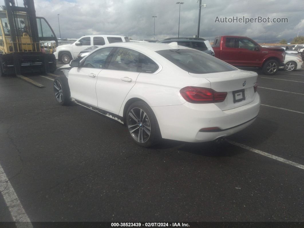 2020 Bmw 430i Gran Coupe   White vin: WBA4J1C08LBU67530