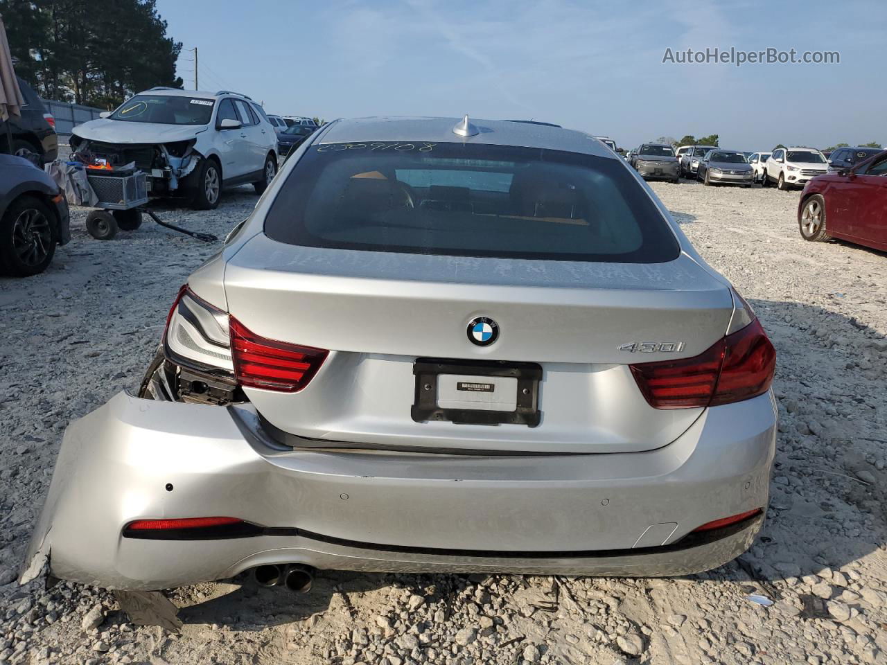 2020 Bmw 430i Gran Coupe Silver vin: WBA4J1C08LBU67737