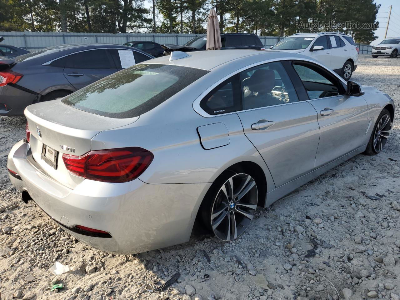 2020 Bmw 430i Gran Coupe Silver vin: WBA4J1C08LBU67737