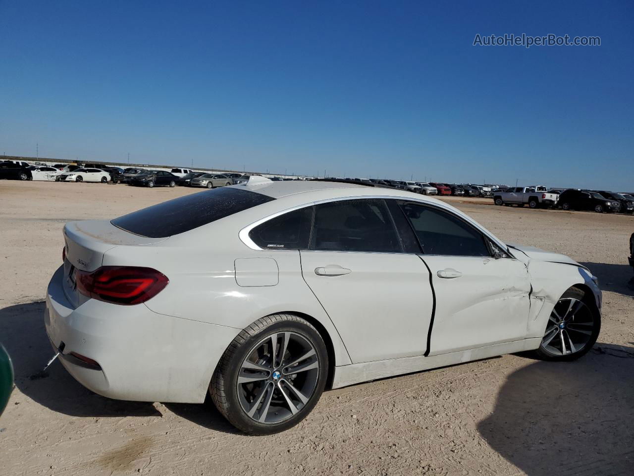 2020 Bmw 430i Gran Coupe White vin: WBA4J1C08LCE20205