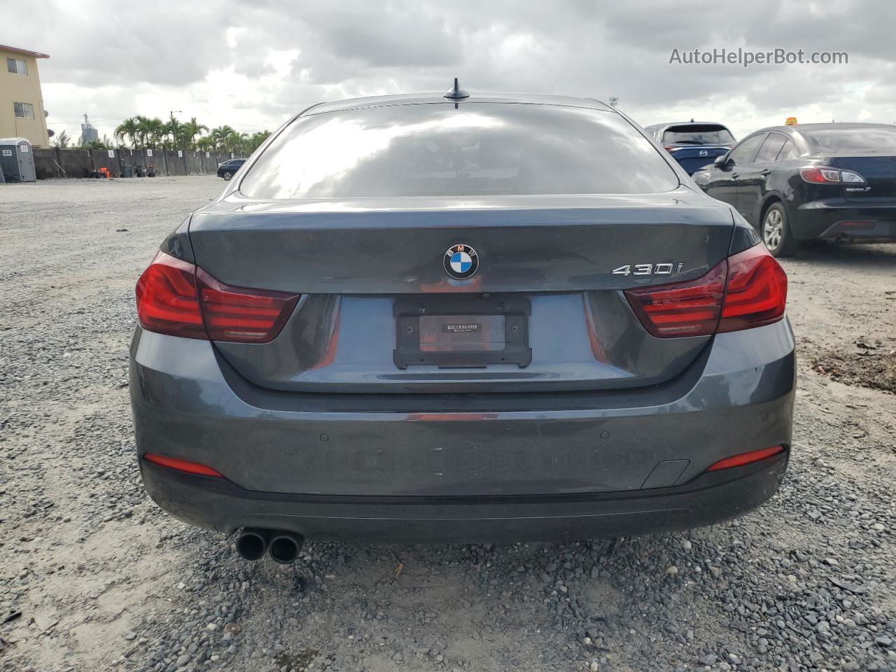 2020 Bmw 430i Gran Coupe Gray vin: WBA4J1C09LBU68265