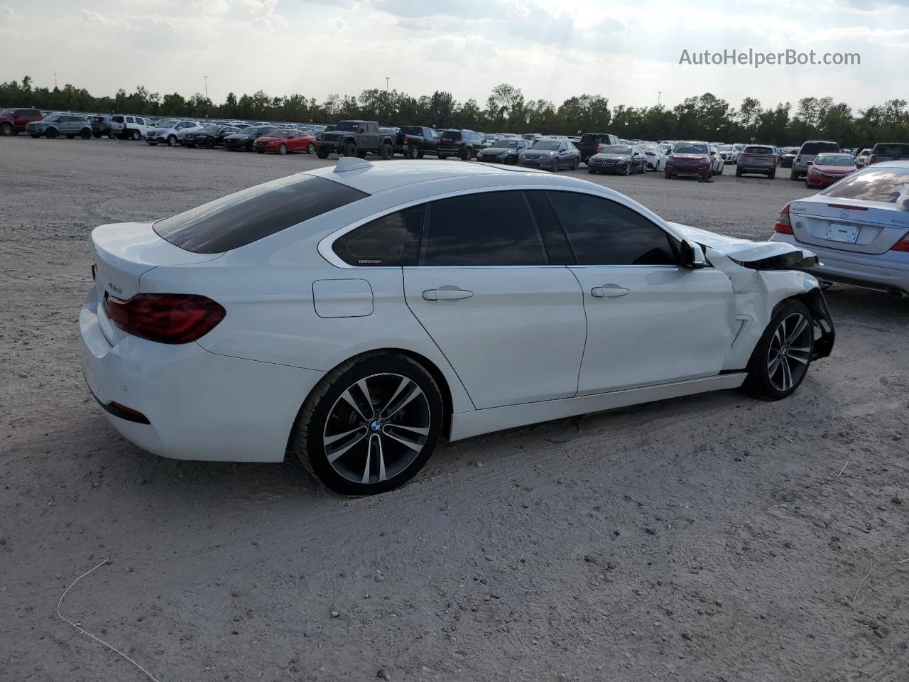 2020 Bmw 430i Gran Coupe Белый vin: WBA4J1C0XLCE07911