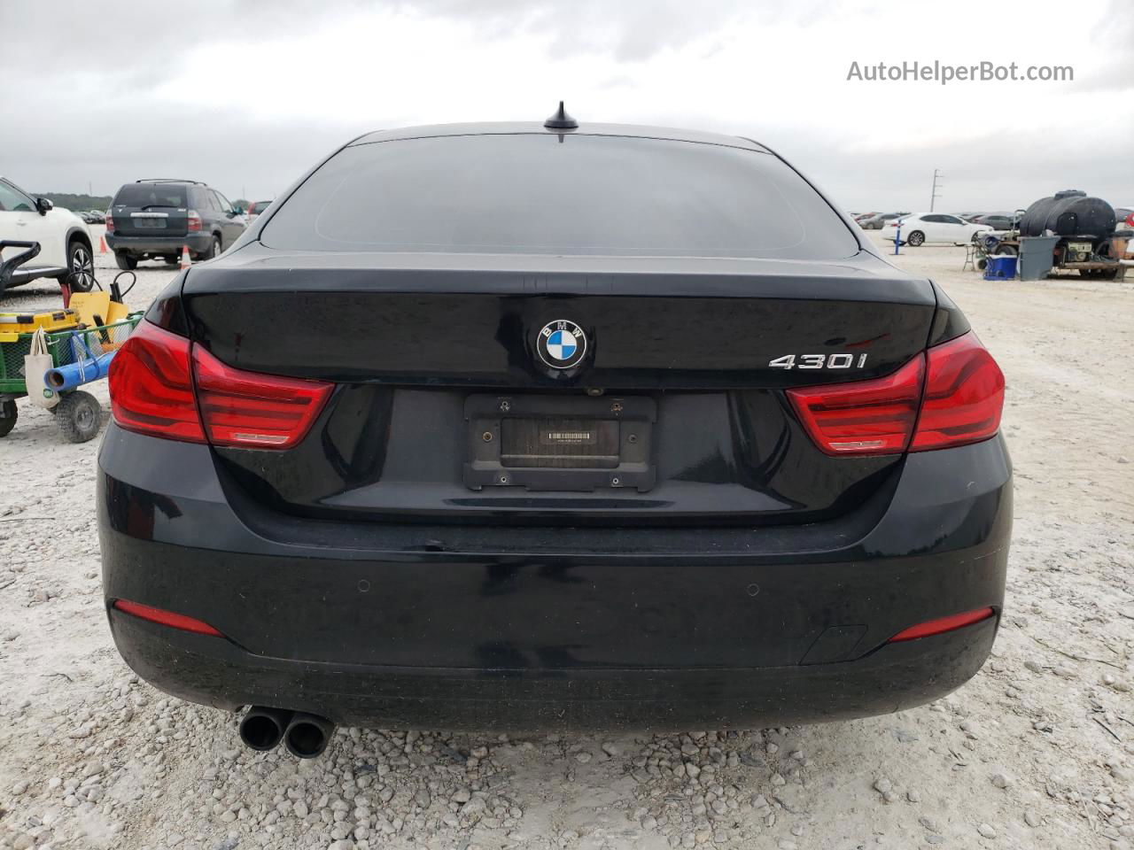 2018 Bmw 430i Gran Coupe Черный vin: WBA4J1C50JBG78362