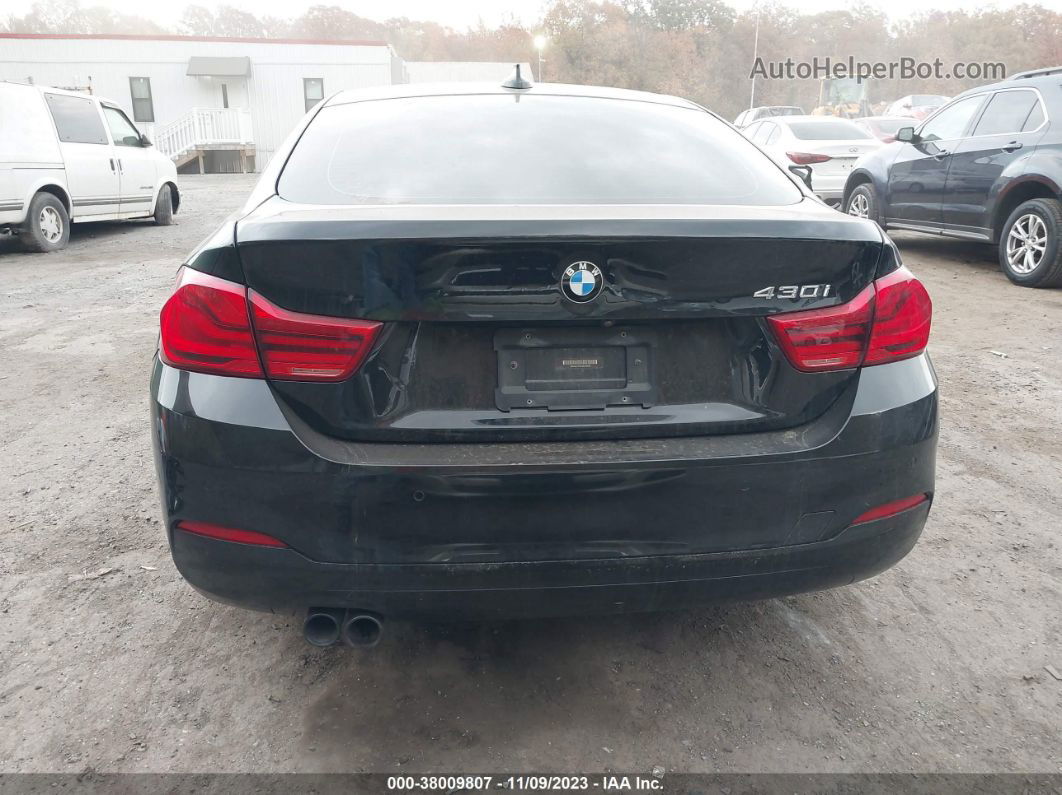 2018 Bmw 430i Gran Coupe Black vin: WBA4J1C50JBG78538