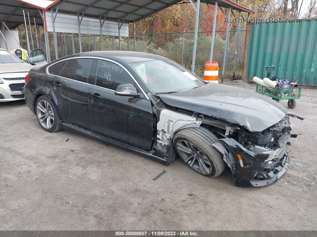 2018 Bmw 430i Gran Coupe Black vin: WBA4J1C50JBG78538