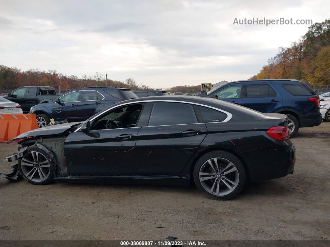 2018 Bmw 430i Gran Coupe Black vin: WBA4J1C50JBG78538