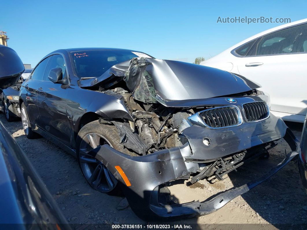 2018 Bmw 430i Gran Coupe Gray vin: WBA4J1C50JBG79849