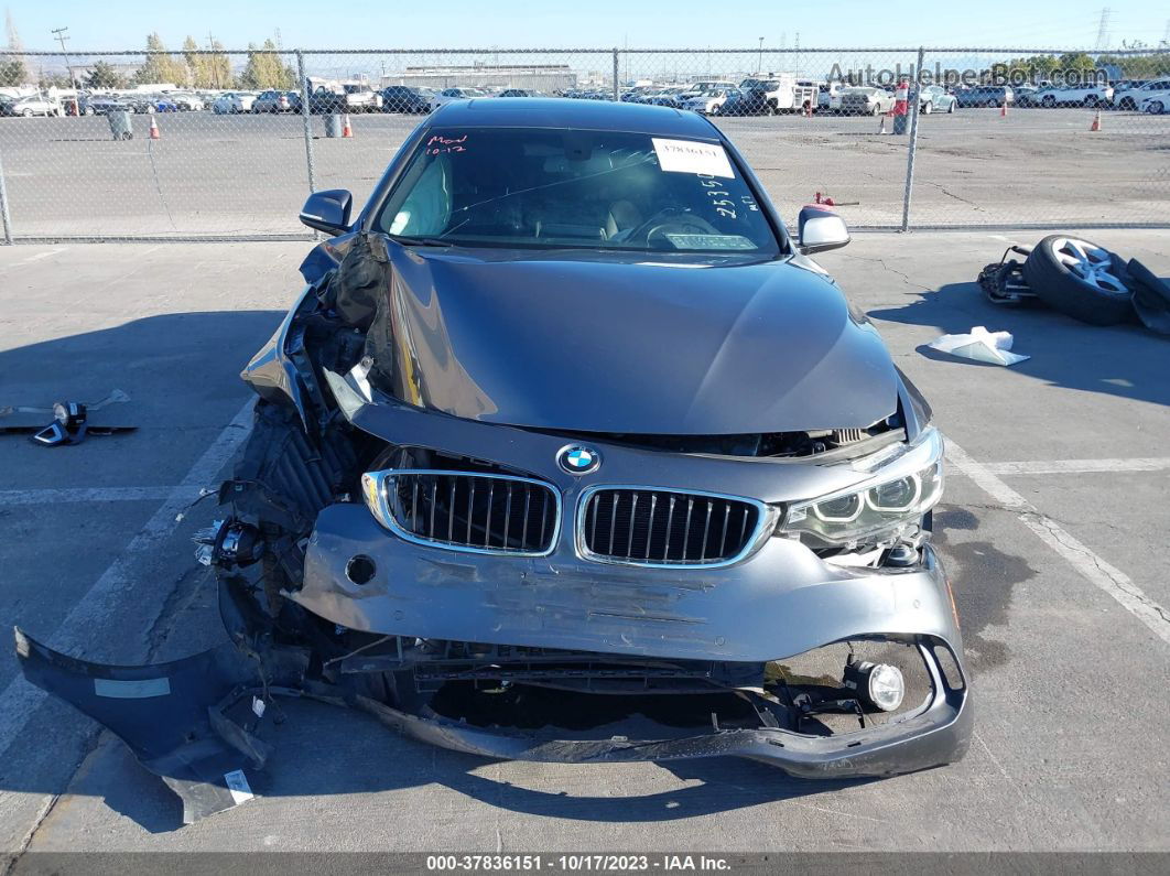 2018 Bmw 430i Gran Coupe Gray vin: WBA4J1C50JBG79849