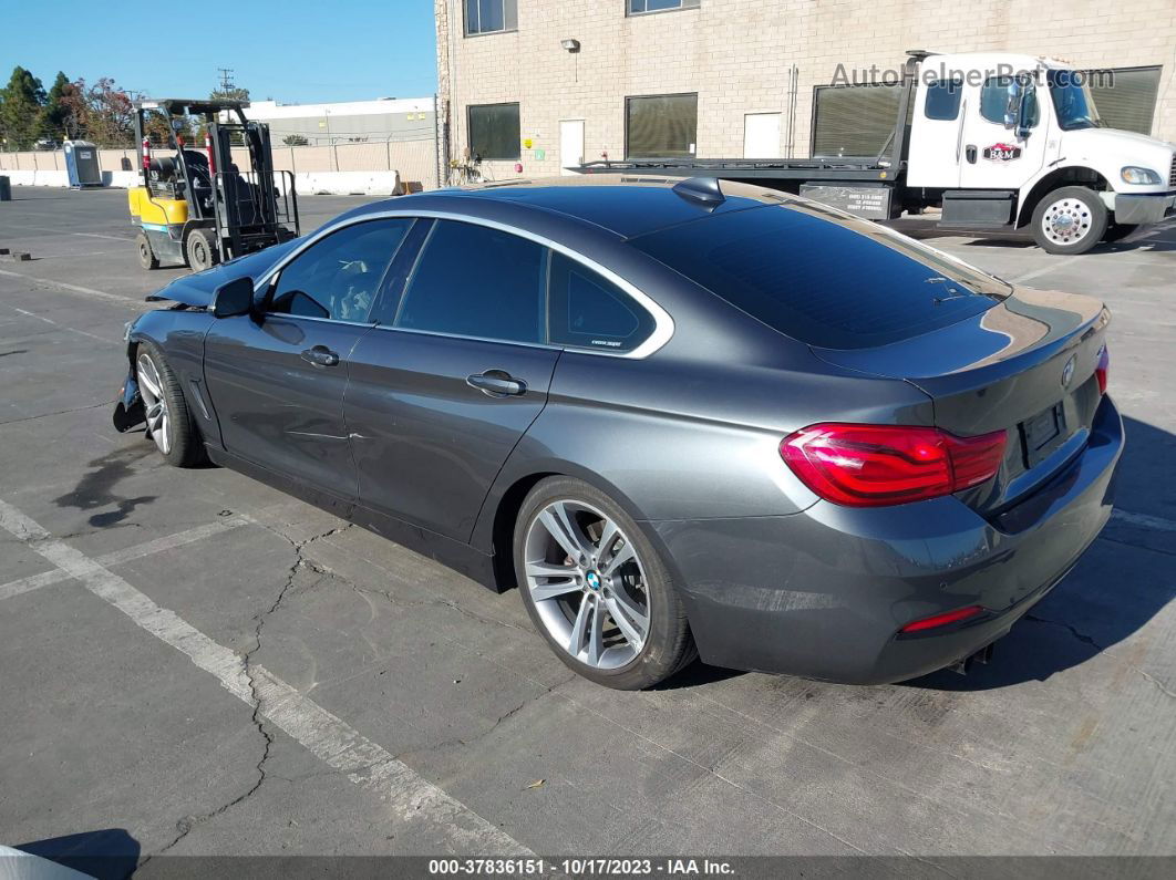 2018 Bmw 430i Gran Coupe Gray vin: WBA4J1C50JBG79849