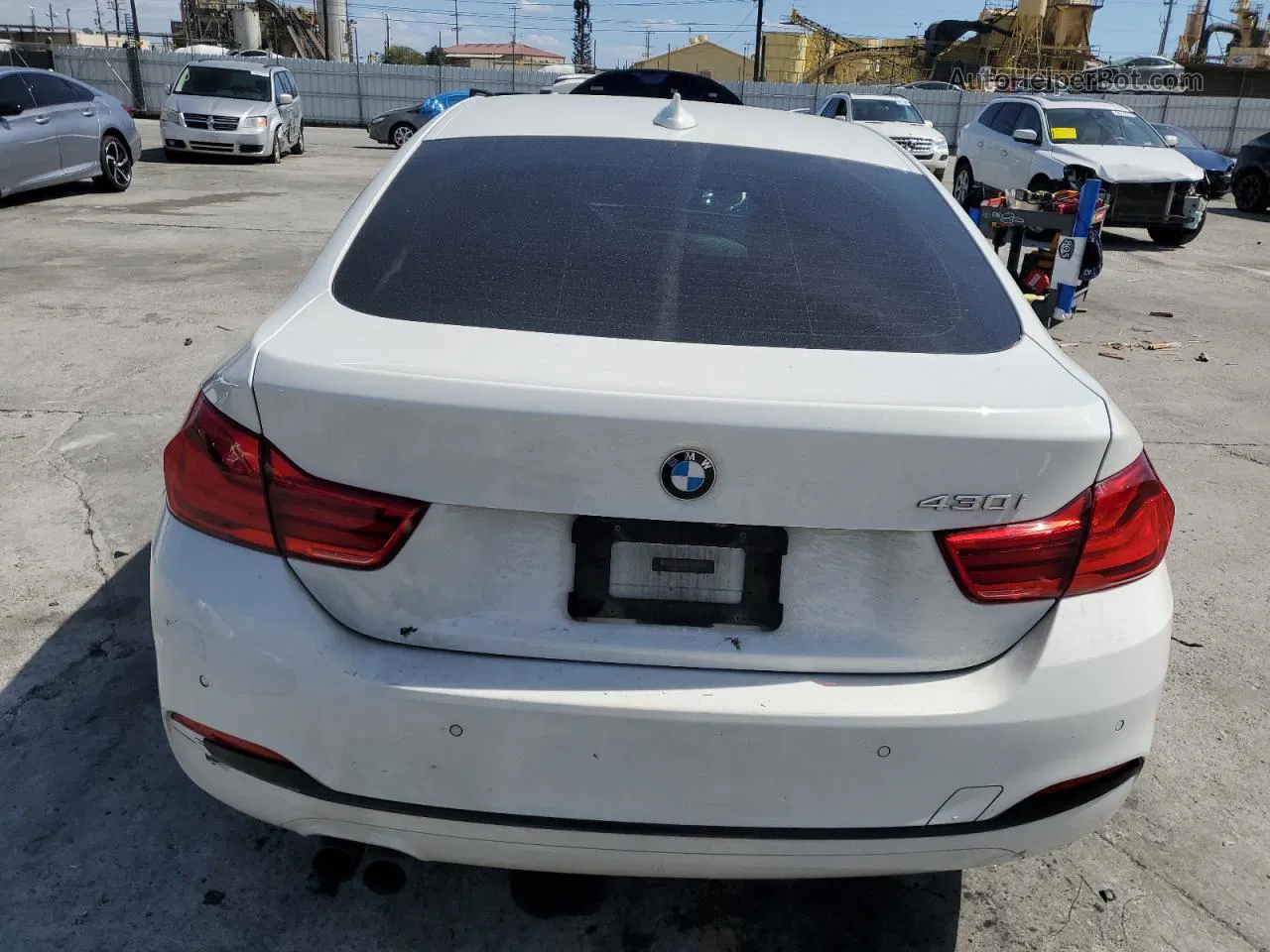 2018 Bmw 430i Gran Coupe White vin: WBA4J1C50JBM11820