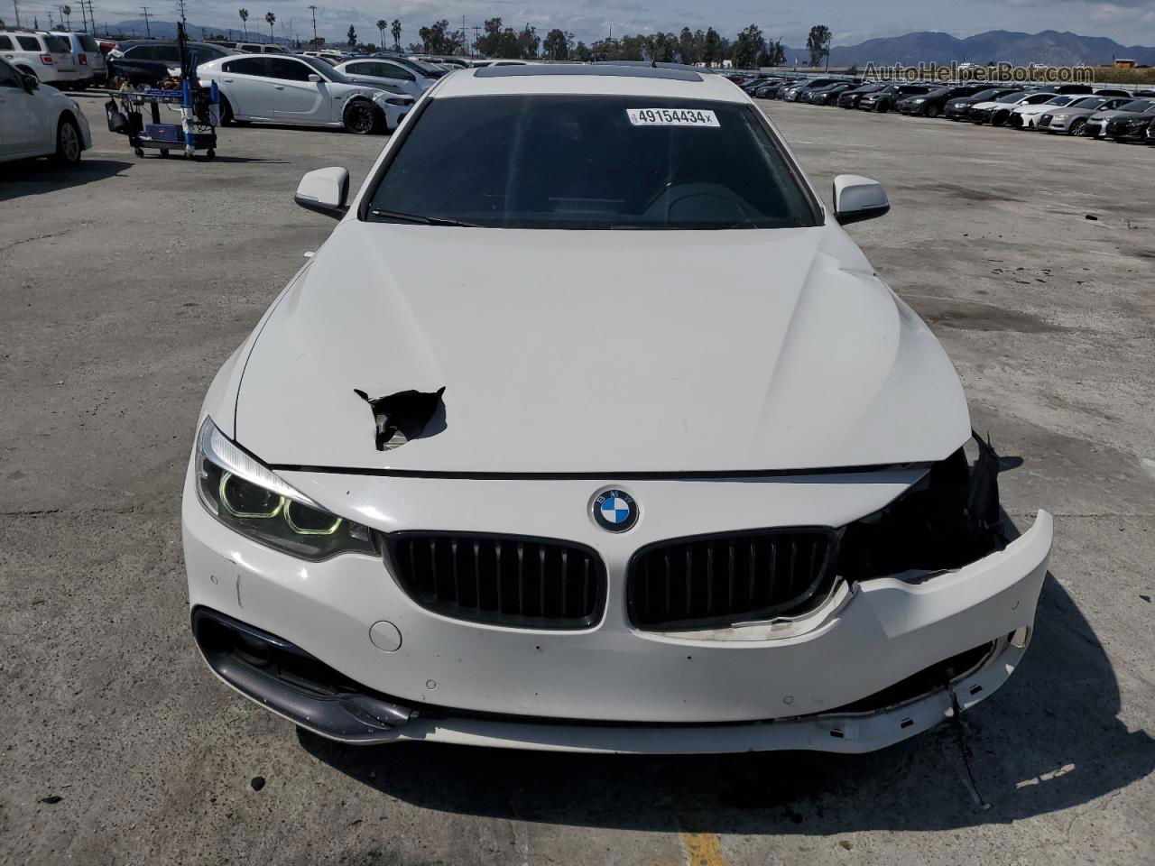 2018 Bmw 430i Gran Coupe White vin: WBA4J1C50JBM11820