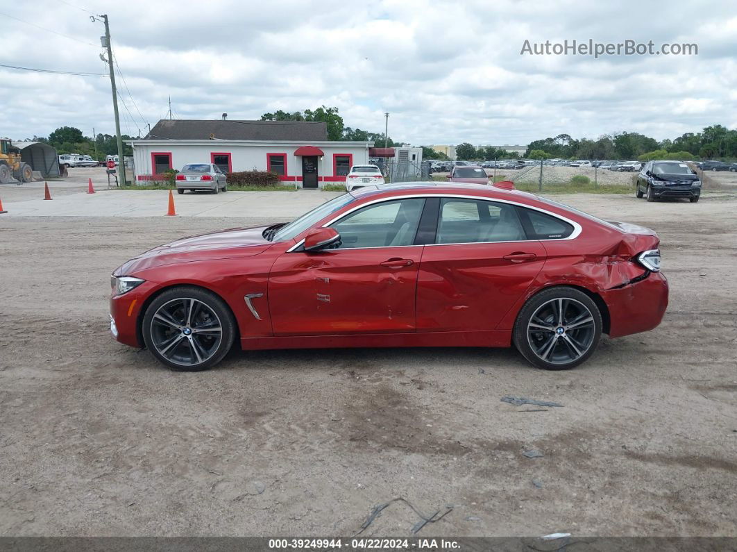 2018 Bmw 430i Gran Coupe   Red vin: WBA4J1C51JBG79648