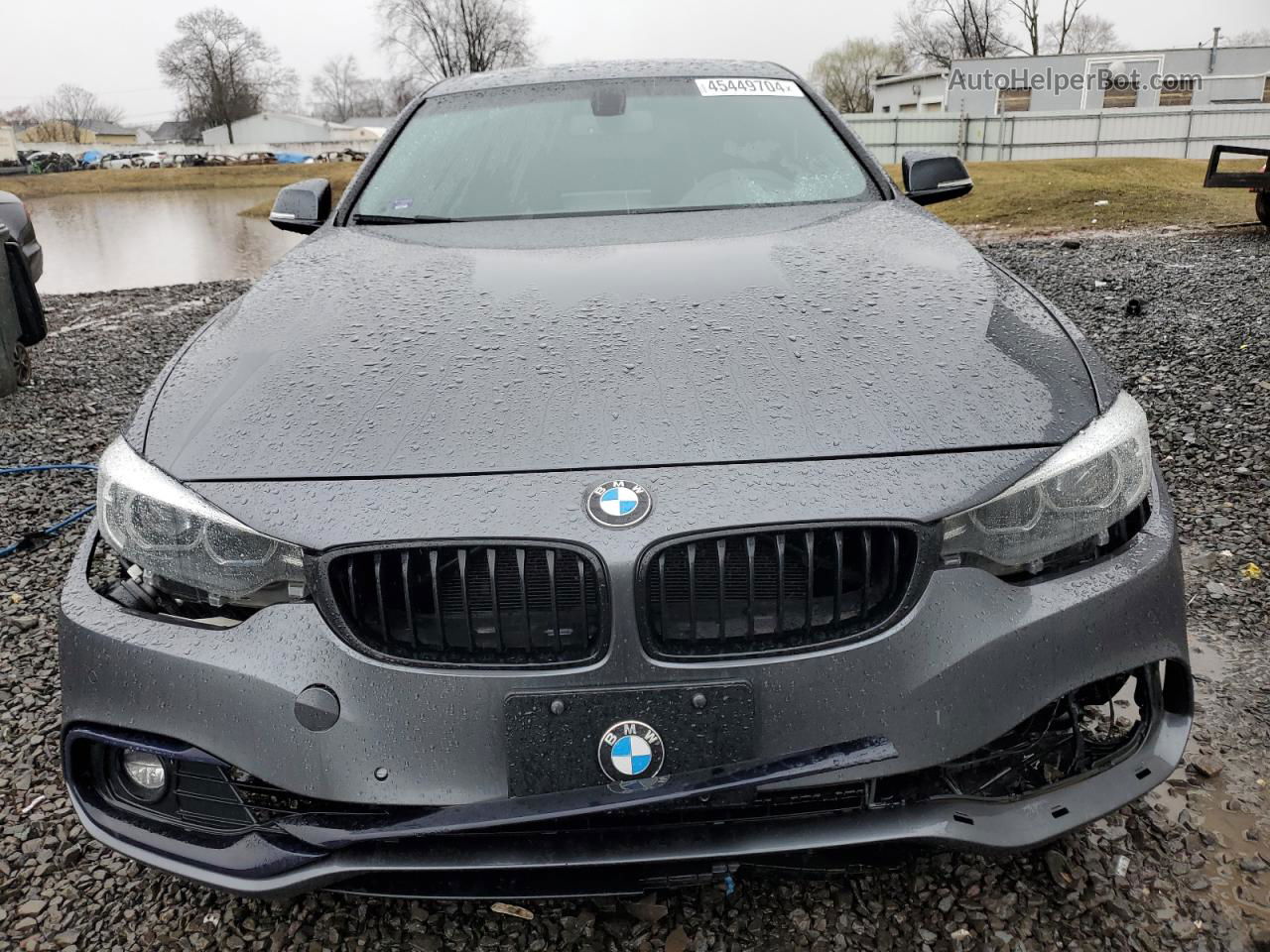 2018 Bmw 430i Gran Coupe Gray vin: WBA4J1C51JBG79651