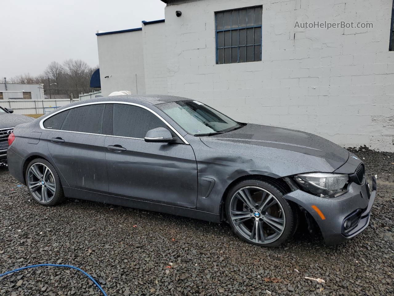 2018 Bmw 430i Gran Coupe Серый vin: WBA4J1C51JBG79651