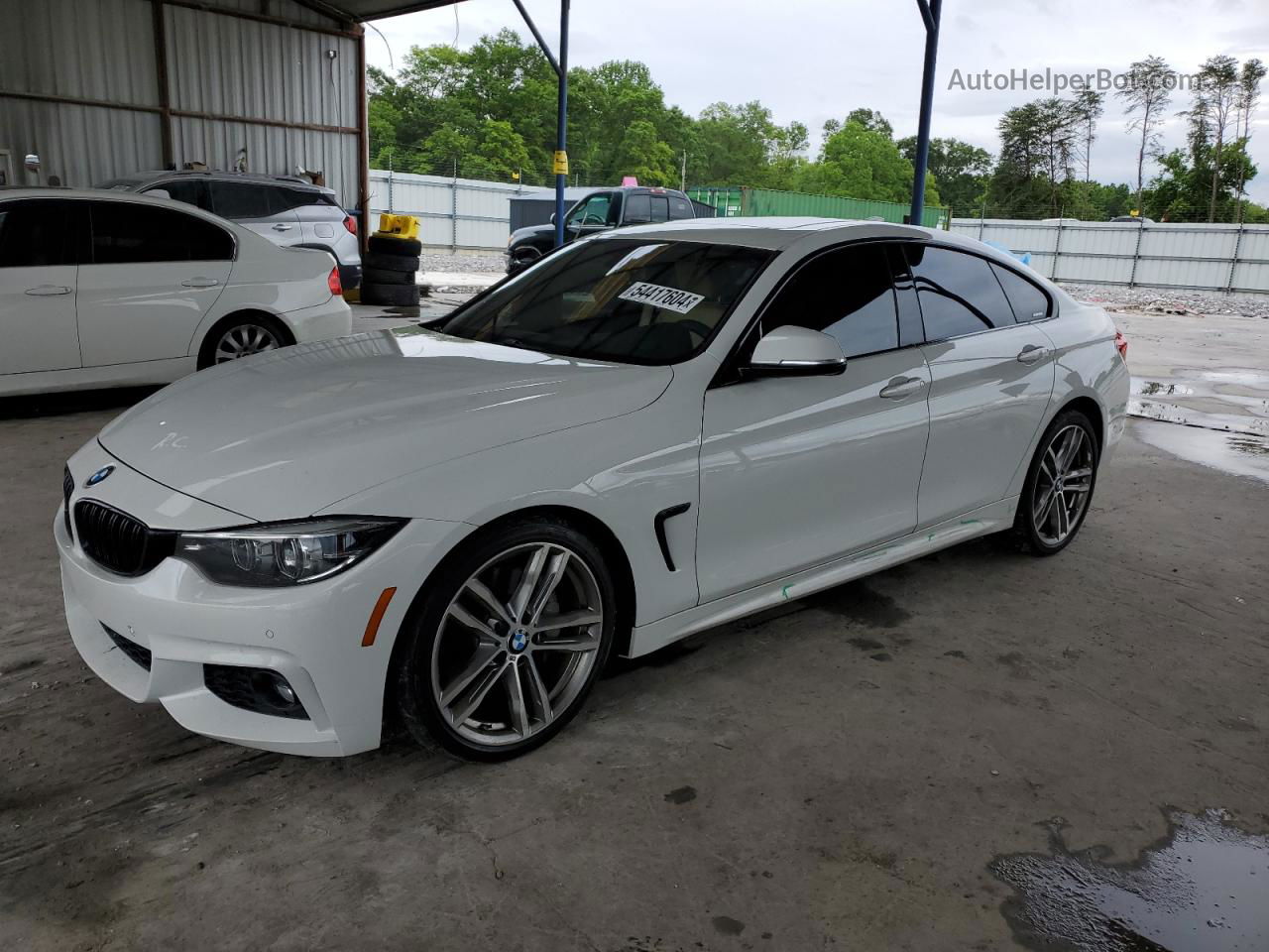 2018 Bmw 430i Gran Coupe White vin: WBA4J1C51JBG80296