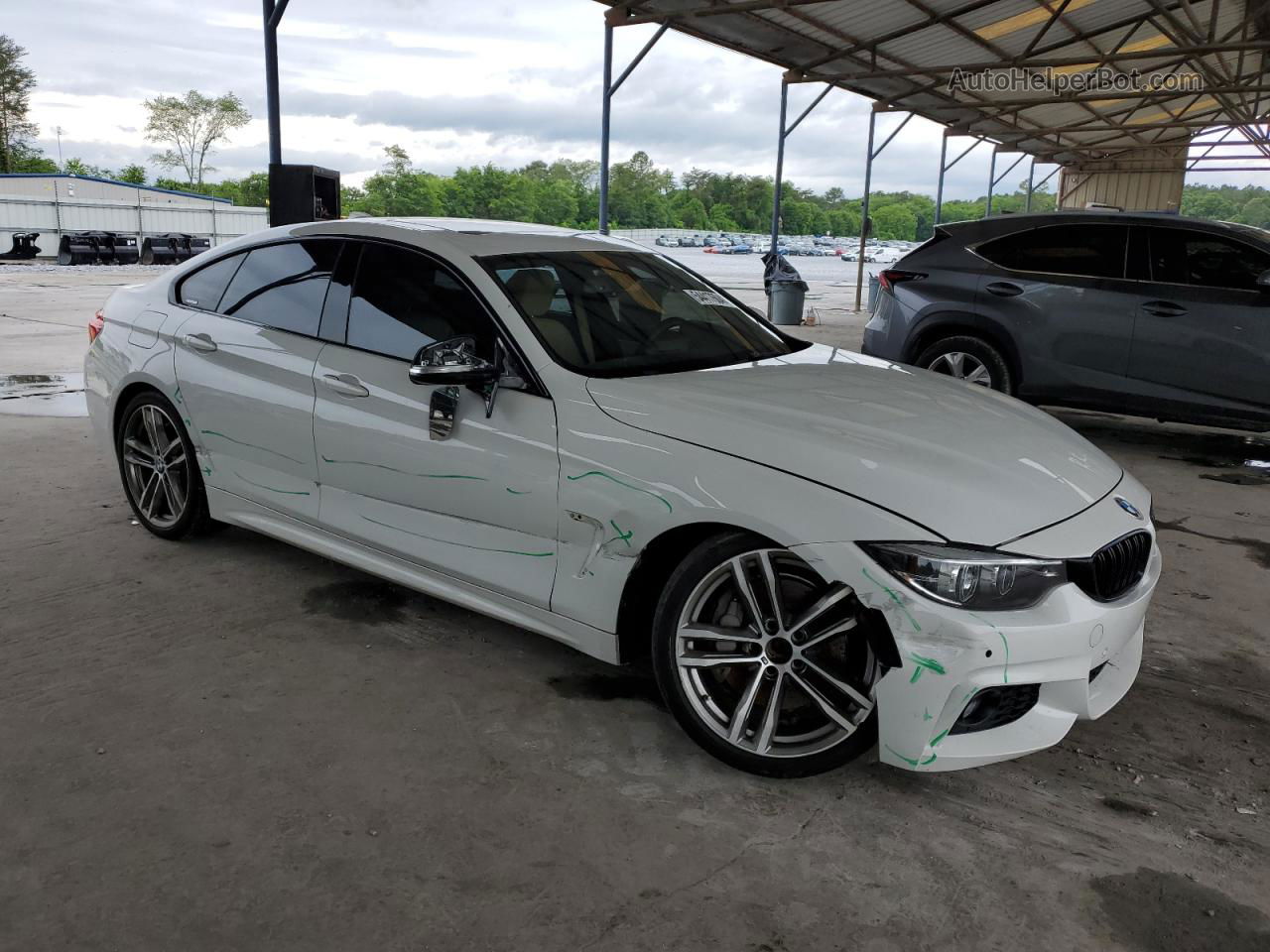 2018 Bmw 430i Gran Coupe White vin: WBA4J1C51JBG80296