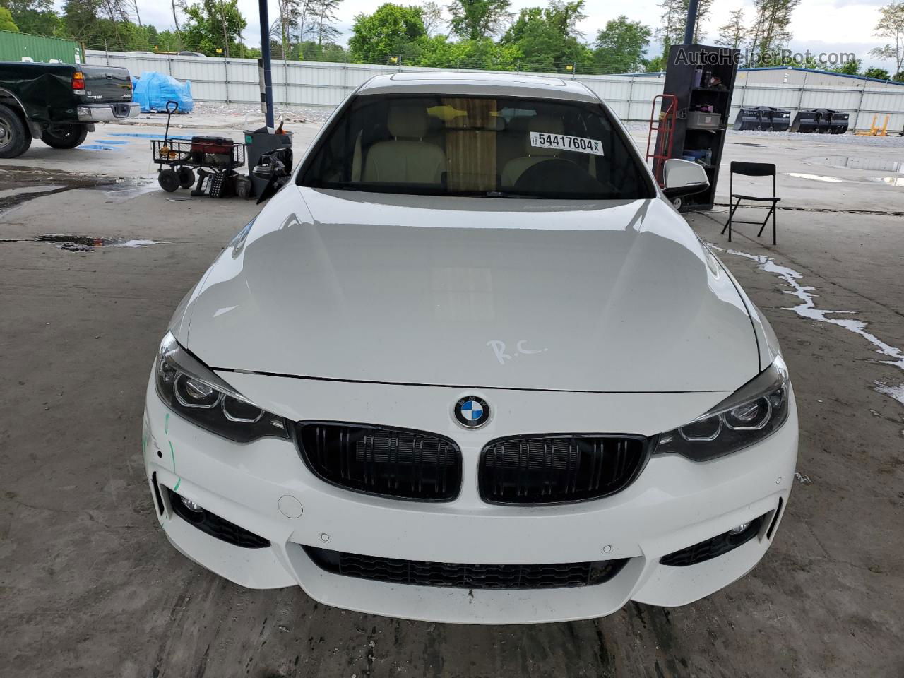 2018 Bmw 430i Gran Coupe White vin: WBA4J1C51JBG80296