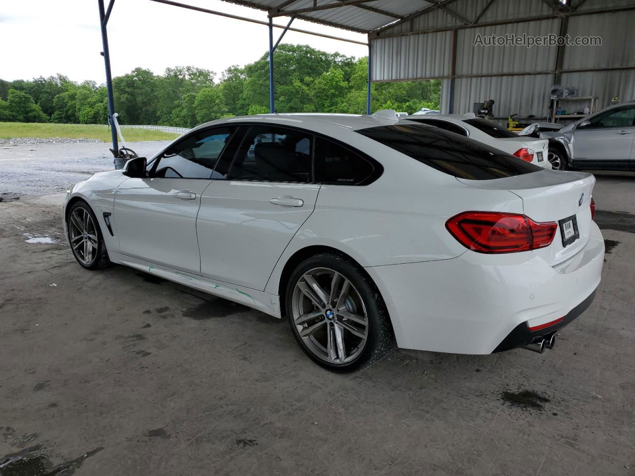 2018 Bmw 430i Gran Coupe White vin: WBA4J1C51JBG80296