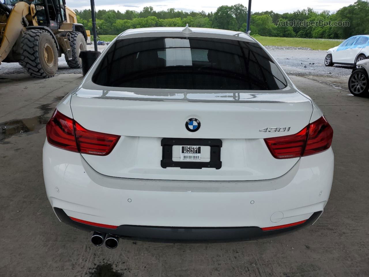 2018 Bmw 430i Gran Coupe White vin: WBA4J1C51JBG80296