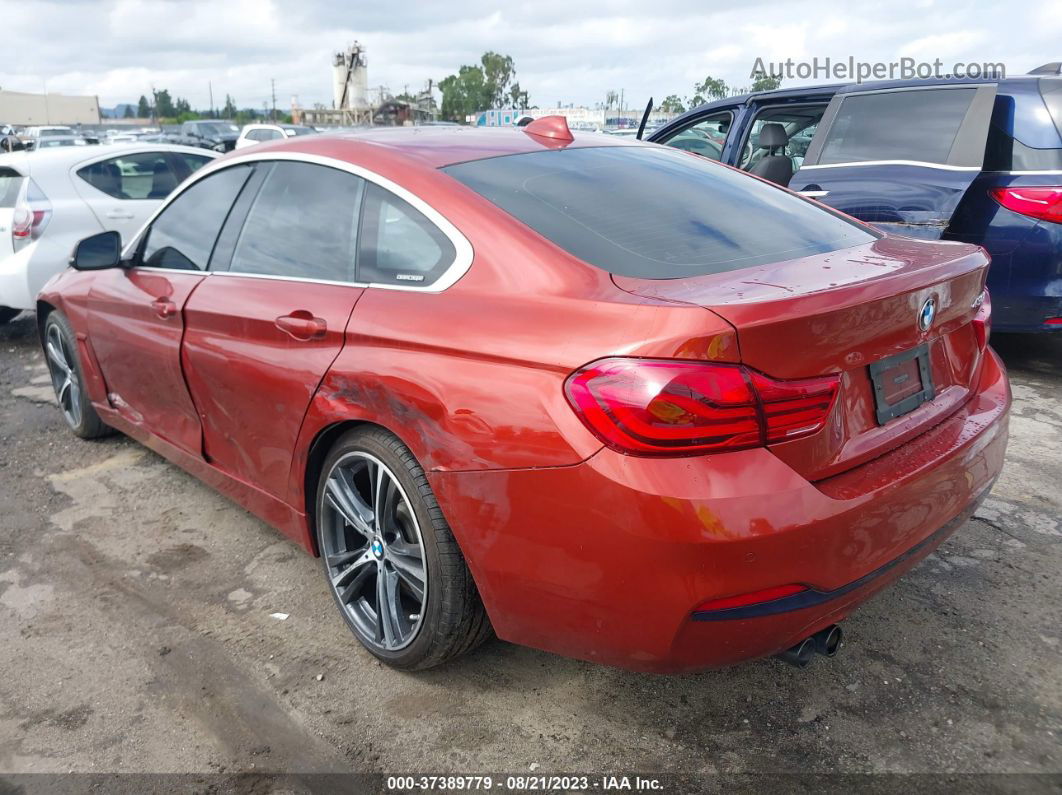 2018 Bmw 4 Series 430i Orange vin: WBA4J1C51JBG80413